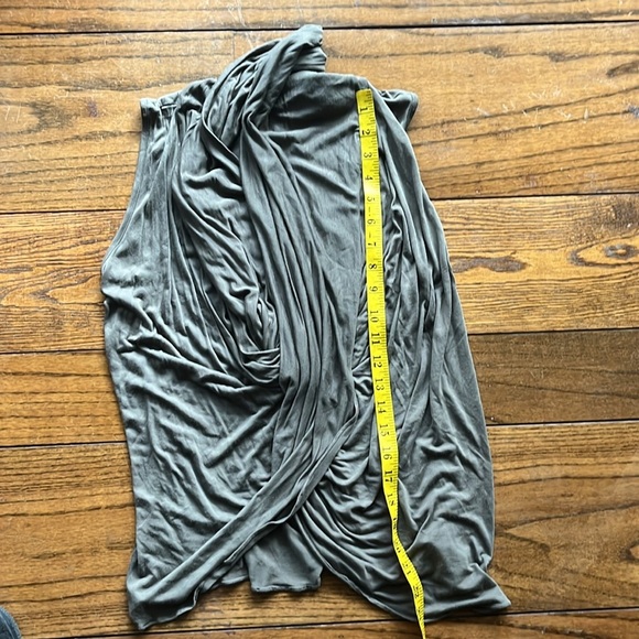 Anthropologie Bordeaux Elegant Olive Drape Top Size XS TP New With Tag - Picture 7 of 8